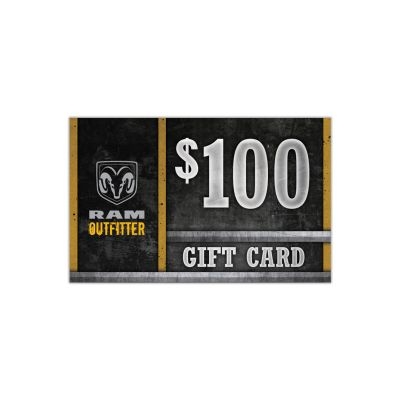 $100.00 Ram Truck Outfitter Gift Card