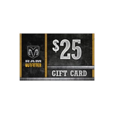 $25.00 Ram Truck Outfitter Gift Card