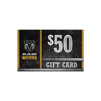 $50.00 Ram Truck Outfitter Gift Card