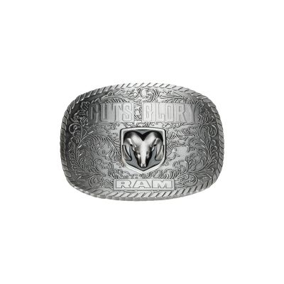 Guts Glory Ram Textured Belt Buckle