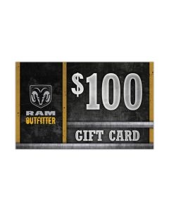 $100.00 Ram Truck Outfitter Gift Card