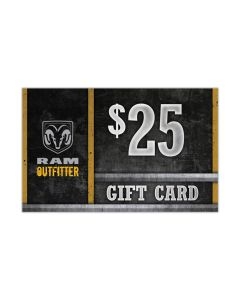 $25.00 Ram Truck Outfitter Gift Card